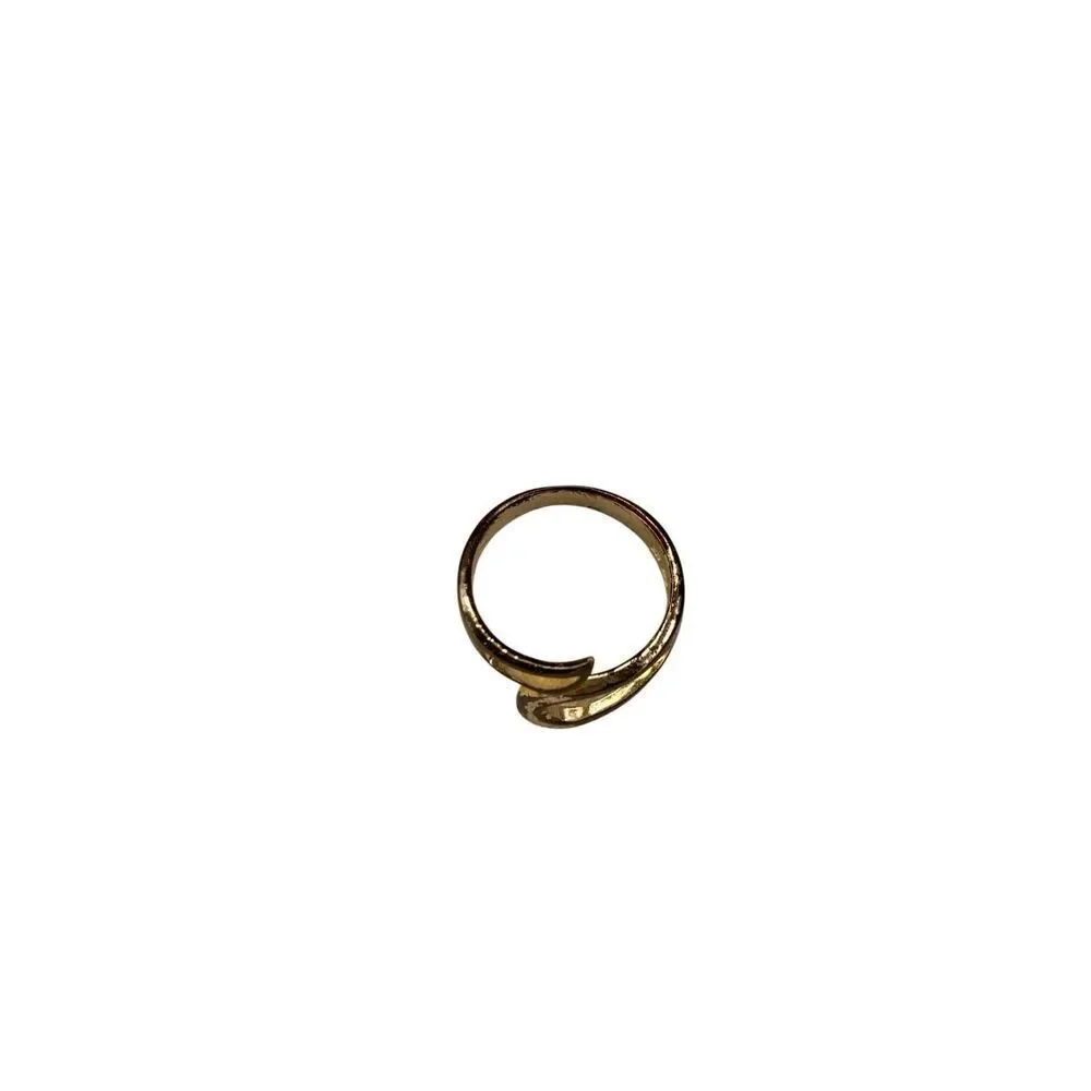 Sterling Silver 925 ND Maker Abstract Swirl Ring Size 6 Tarnished Vintage Band